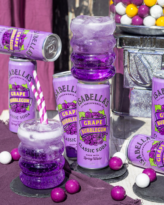 Grape Bubblegum Classic Soda