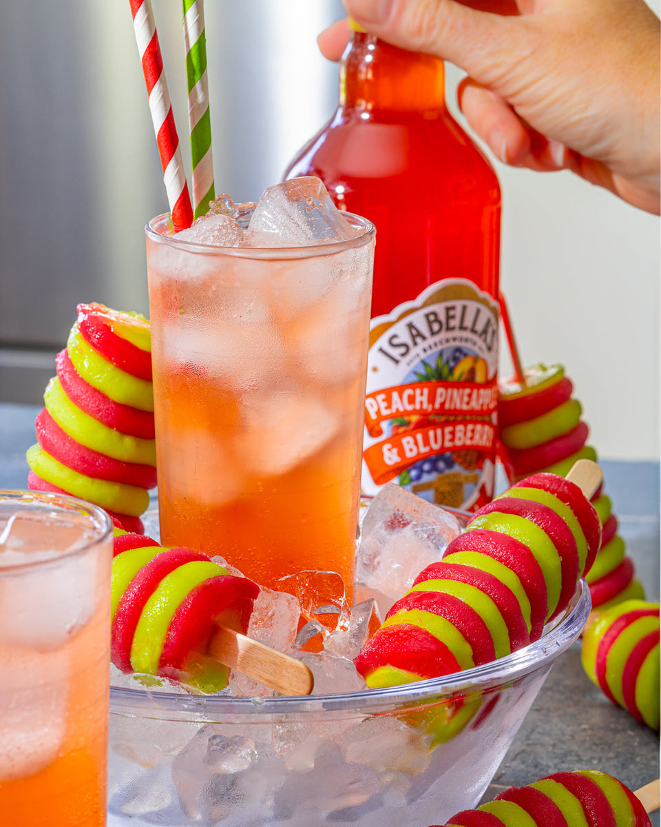 Peach, Pineapple & Blueberry Cordial
