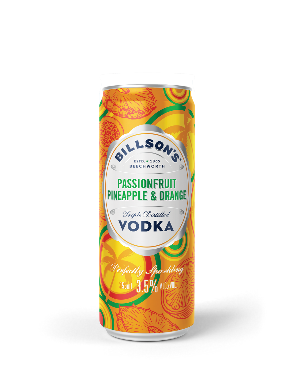 Vodka with Passionfruit, Pineapple & Orange