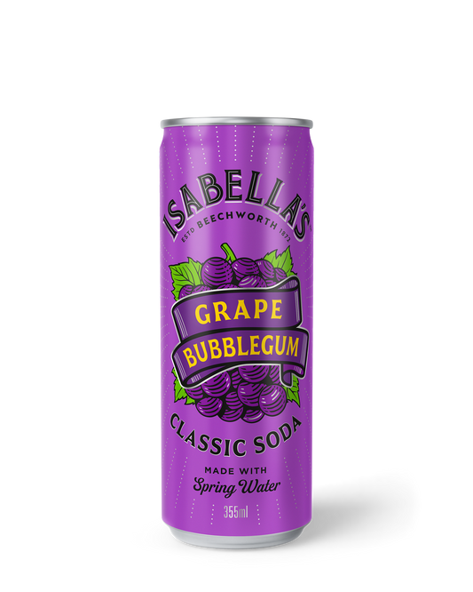 Grape Bubblegum Classic Soda