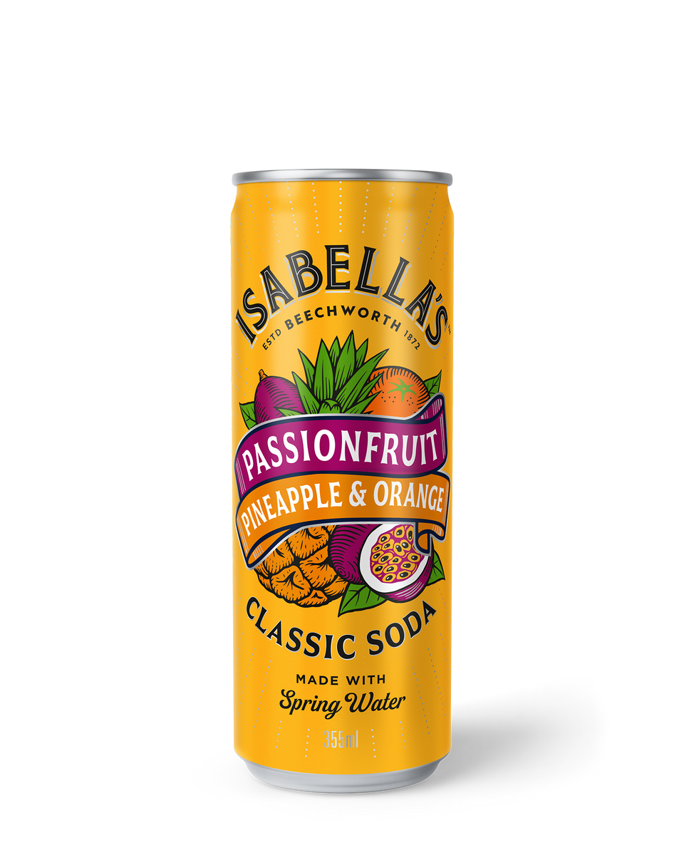 Passionfruit, Pineapple & Orange Classic Soda