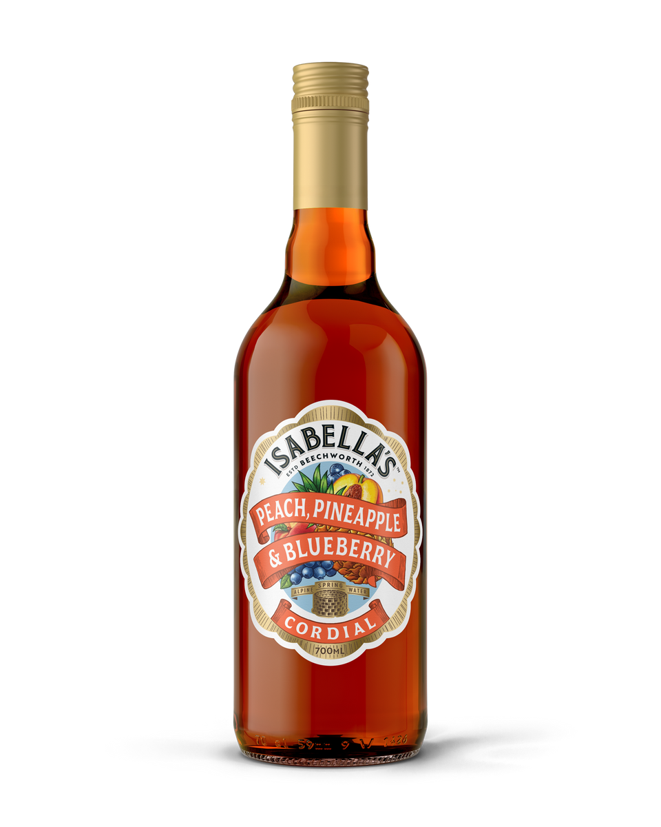 Peach, Pineapple & Blueberry Cordial