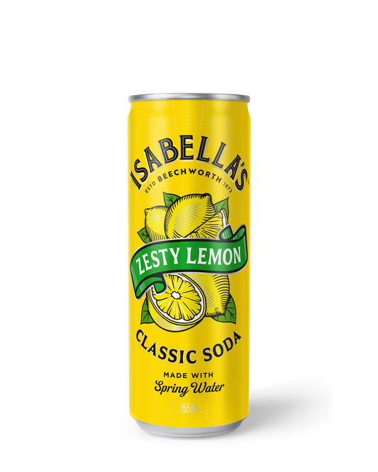 Zesty Lemon Classic Soda